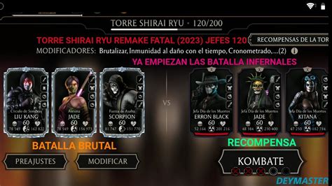 TORRE SHIRAI RYU FATAL REMAKE 2023 JEFES 120 BATALLA SIN PALABRAS Y