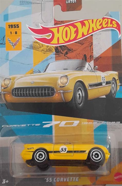 Hot Wheels Corvette 70 Anos 55 Corvette Universo Hot Wheels