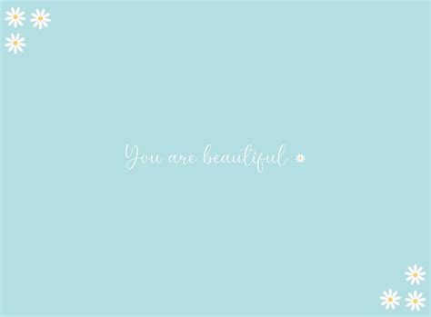 Premium Vector | You are beautiful banner, encouraging quote, vector illustration