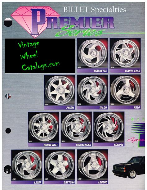 Billet Vintage Wheel Catalogs