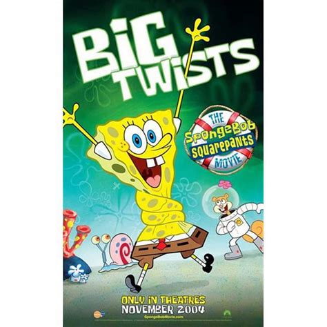 SpongeBob SquarePants Movie Poster - 11 x 17 - Walmart.com