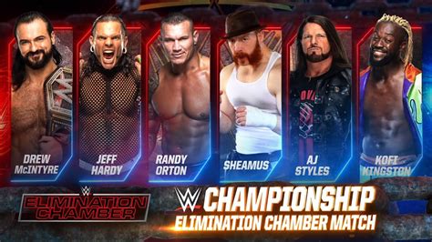 Wwe Elimination Chamber 2021 Wwe Championship Elimination Chamber