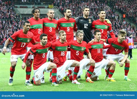 Portugal National Football Team Editorial Stock Image Image Of