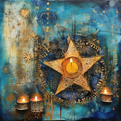 Hanukkah Candle Art Free Stock Photo Public Domain Pictures