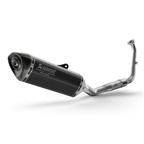 Ligne Compl Te Akrapovic Titane Black Pour Mt