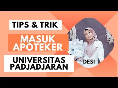 TIPS N TRIK MASUK APOTEKER UNIVERSITAS PADJADJARAN YouTube