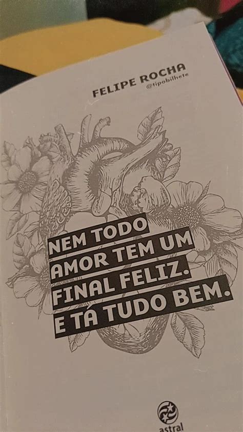 Nem todo amor tem um final feliz E tá tudo bem Sugestões de livros