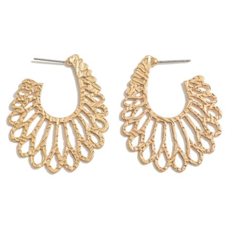 Gold Filigree Drop Earrings Free Shipping A Dodsons