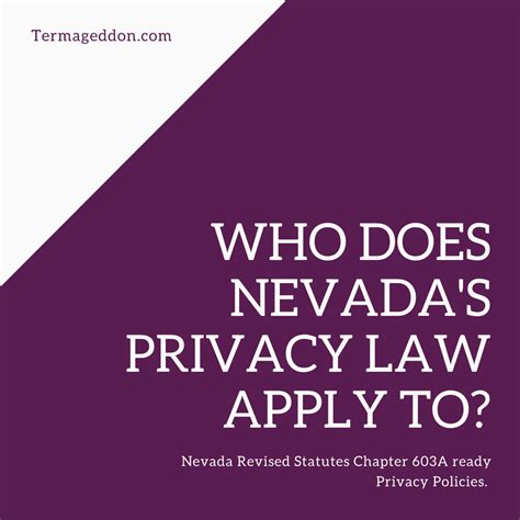 Who Does Nevadas Privacy Law Apply To Termageddon