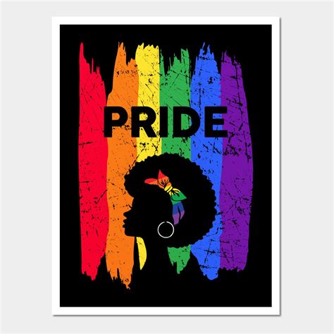 Pride Lgbt Black Woman Pride Rainbow Vintage T Ideas By Lones Eiless