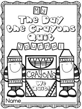 The Day The Crayons Quit Page Coloring Pages