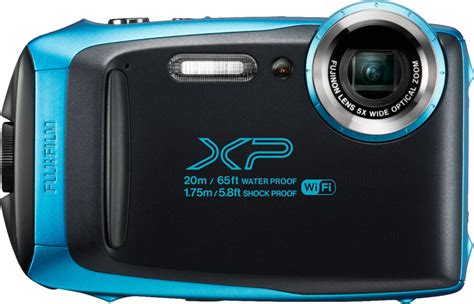 Best Buy Fujifilm FinePix XP130 16 4 Megapixel Digital Camera Sky Blue