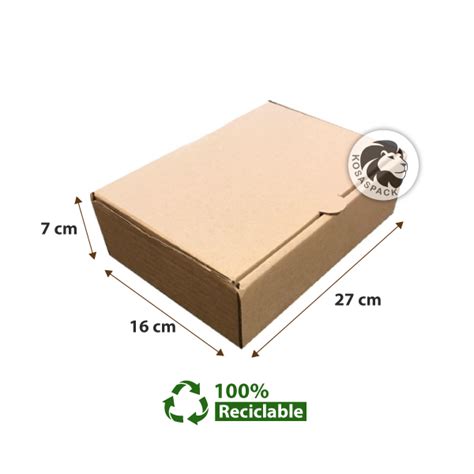 Caja Carton Corriente Autoarmable X X Kosaspack Bolsas Kraft