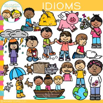 Idioms Clip Art by Whimsy Clips | Teachers Pay Teachers