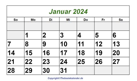 Kalender Januar Vorlage The Beste Kalender