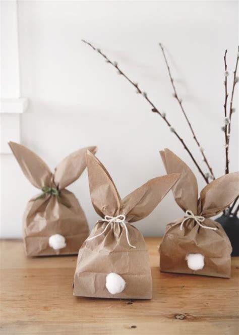 Diy Paper Bag Bunny Easter Treat Bags Obsigen