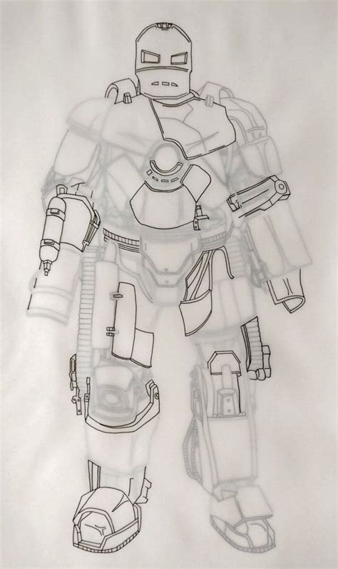 Iron Man Suit Drawing at PaintingValley.com | Explore collection of ...