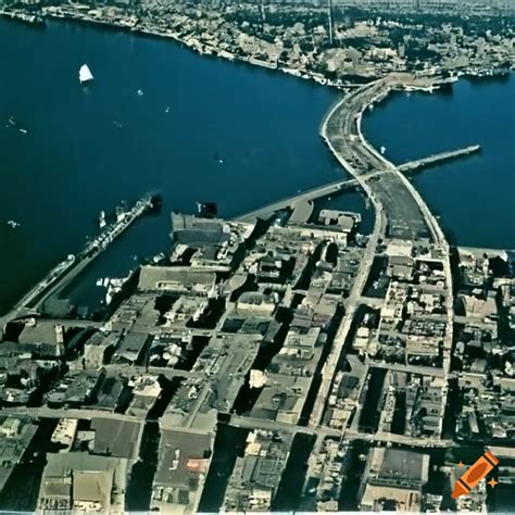 Aerial View Of Green Bay Wisconsin In 1971 On Craiyon