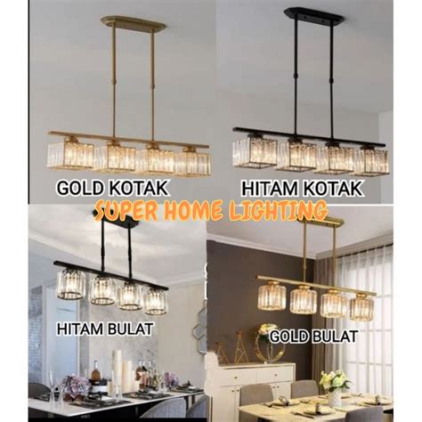 Jual Lampu Gantung Kristal Minimalis Kristal Meja Makan Ruang Tamu