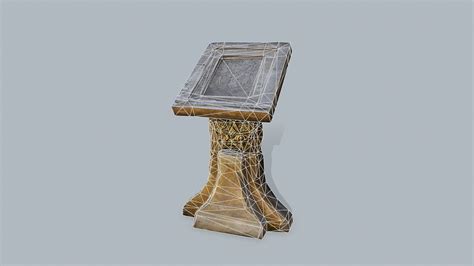 Lectern 3d Model Turbosquid 2200121