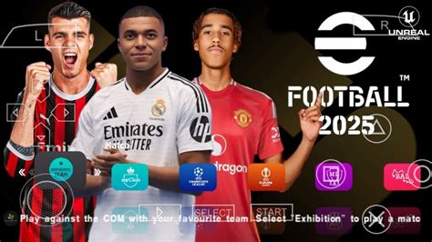 Efootball Pes 2025 Ppsspp Full Update Transfers And Kits 202425 Real