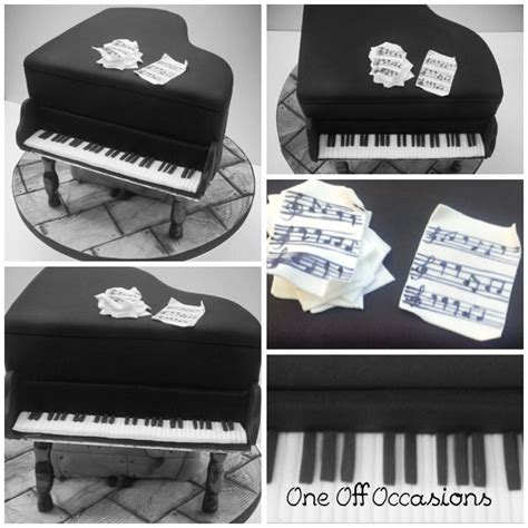 2 Tiered Inverse Piano Cake Lemon Cake And White Chocolate Ganache