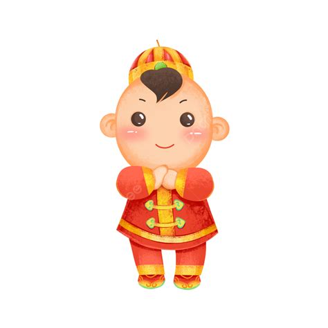 Chinese Style Cartoon Fuwa New Year S Greetings New Year New Year Spring Festival Png