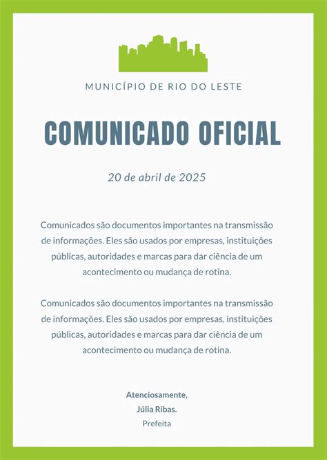 Como Editar Modelos De Comunicado Para Transmitir Sua Mensagem Post Ideal