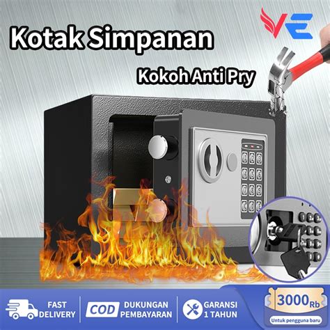 Jual Safe Deposit Box Safety Box Tempat Barang Berharga Berangkas Mini