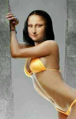 Mona Friends Cool Pictures Funny Pictures Mona Lisa Parody Mona