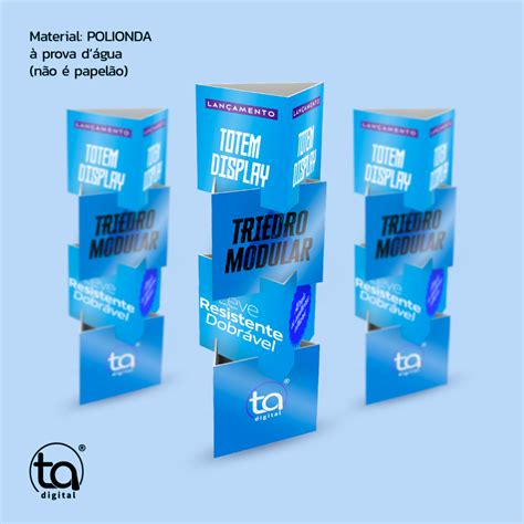 Totem Display Triedro Modular