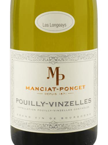 Manciat Poncet Pouilly Vinzelles Les Longeays Vivino Us