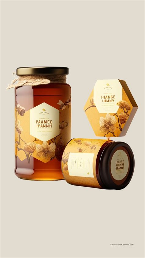 Innovative Honey Packaging Design Honey Jar Labels Packaging Packaging