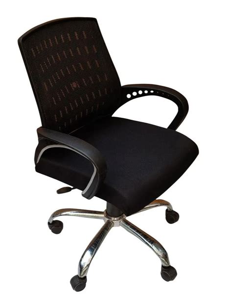 Leather Mid Back Standard Mesh Revolving Office Chairs At Rs In