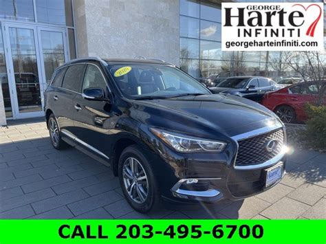 Certified Pre Owned 2020 Infiniti Qx60 Luxe 4d Sport Utility In Wallingford 6610i George