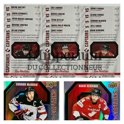 2022 Complete Series Canada S Captains Hockey Cards