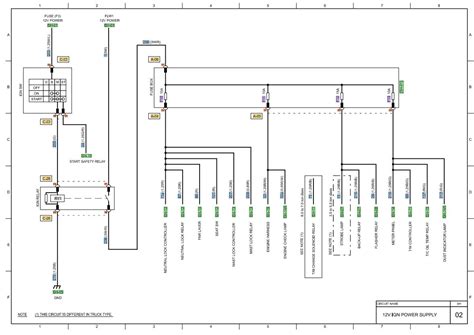 CAT Forklift MCFE GC35K Electrical Hydraulic Diagram