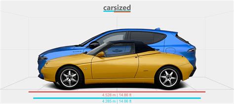 Dimensions Alfa Romeo Spider 1993 2004 Vs Alfa Romeo Tonale 2022 Present