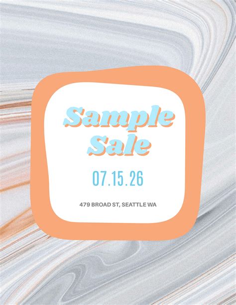 Sample Sale Grey Customizable Banner Template Shutterstock