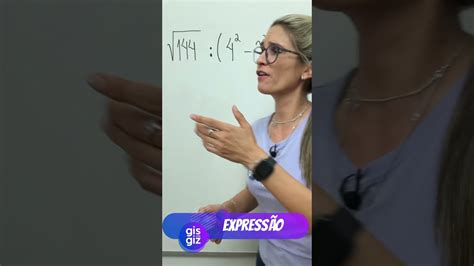 🔥 Expressão Numérica Com PotÊncia E Raiz Prof Gis MatemÁtica Youtube