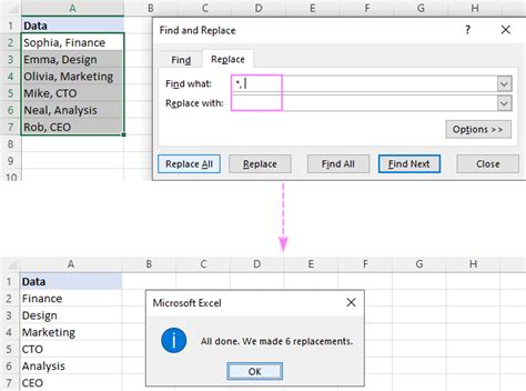 Remove Text Before After Or Between Two Characters In Excel