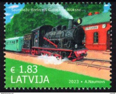 Lettonie Latvia Narrow Gauge Railway Gulbene Aluksne Mint