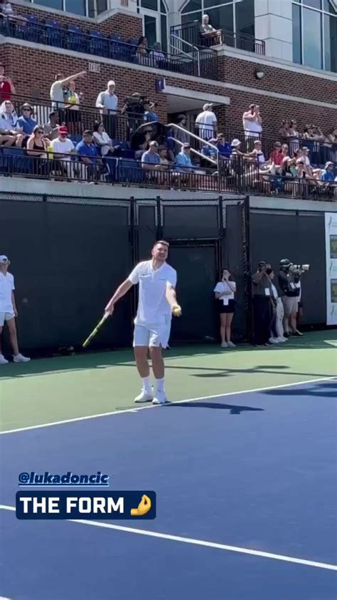 Clutchpoints On Twitter Luka Doncic S Tennis Form Is Exquisite Via