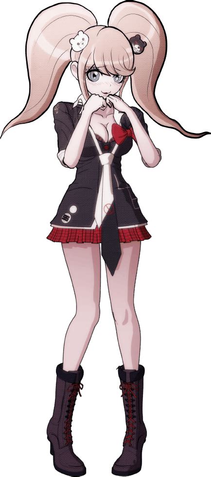 Image Junko Enoshima Fullbody Sprite 5 Png Danganronpa Wiki Fandom Powered By Wikia