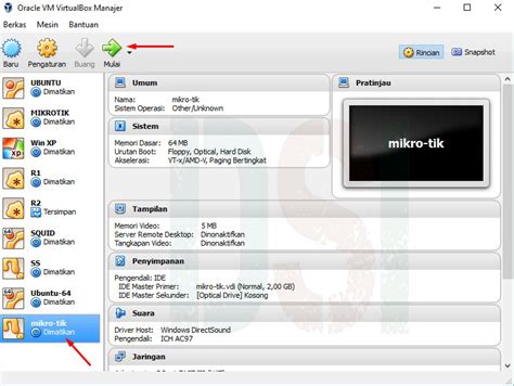 Install Dan Konfigurasi Mikrotik Di Virtualbox Tkj Smk Pgri Punggur