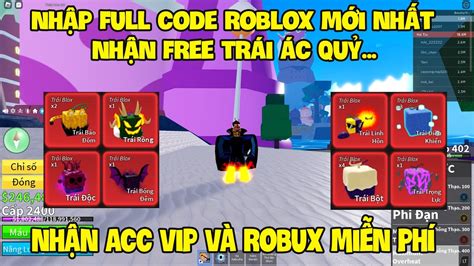 Roblox Tổng Hợp Code Blox Fruits Nhận X2 Exp Và Trái Ác Quỷ Mới Nhất