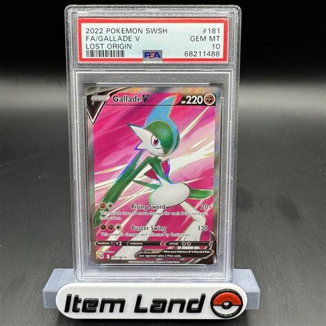 Gallade V Sword Shield Lost Origin Holo Full Art