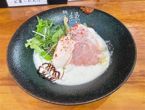 『鯛塩濃厚そば＋鯛茶漬け（ランチセット）』鯛塩そば 縁のレビュー ラーメンデータベース