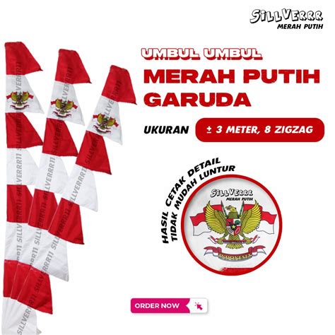 Bendera Umbul Umbul Bendera Merah Putih Garuda Lazada Indonesia