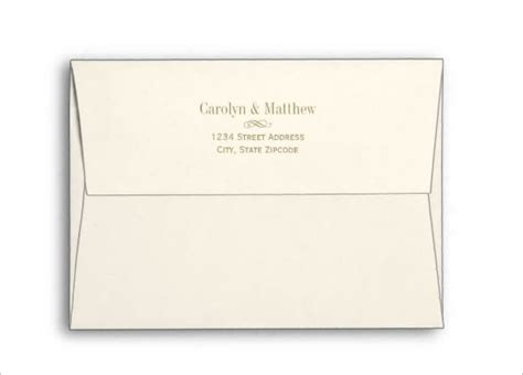 5X7 Envelopes Template Collection